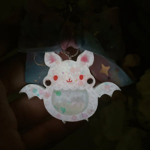 Button Mushroom Froot Bat Charm