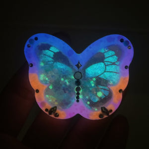 Solune Uira Bejewelled Lepidoptera Hairclip