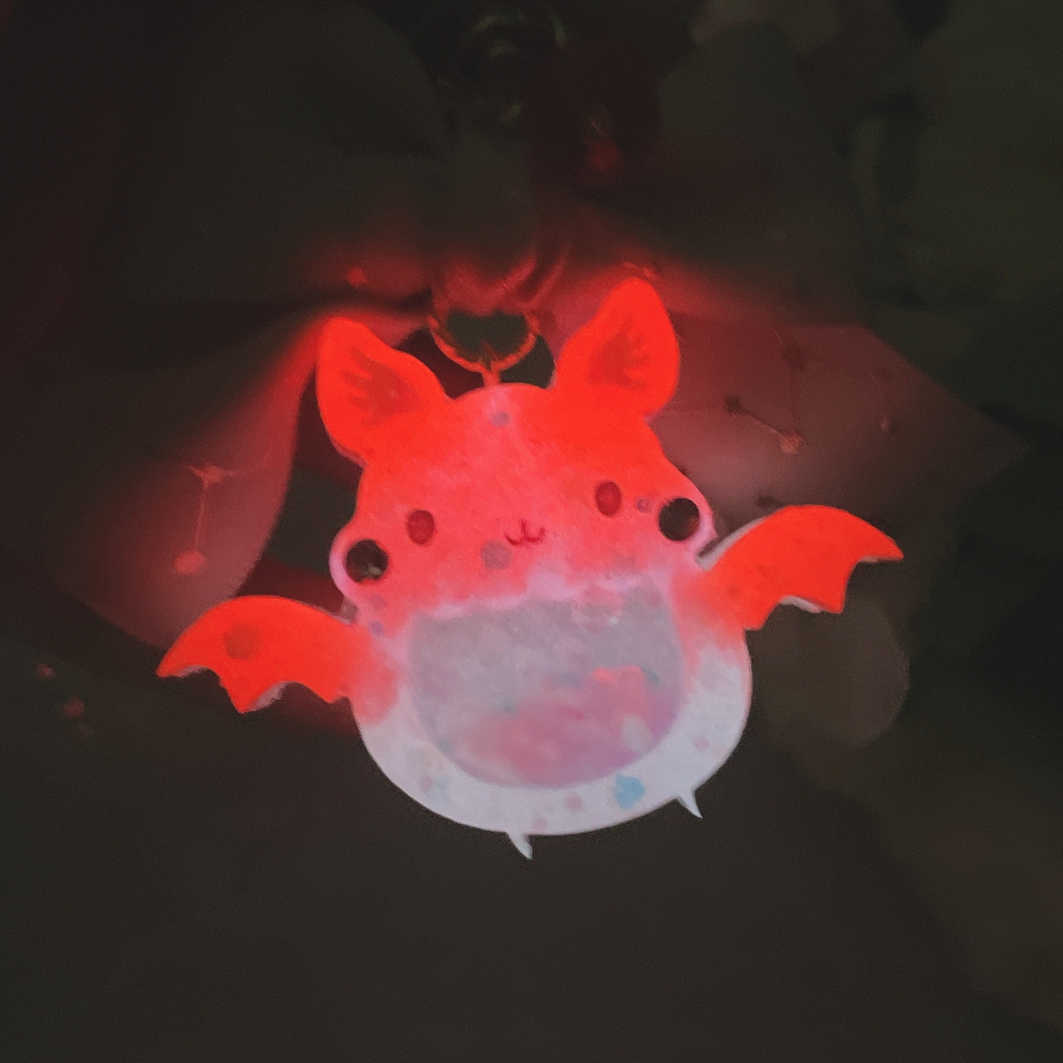 Raspberry Fizz Froot Bat Charm