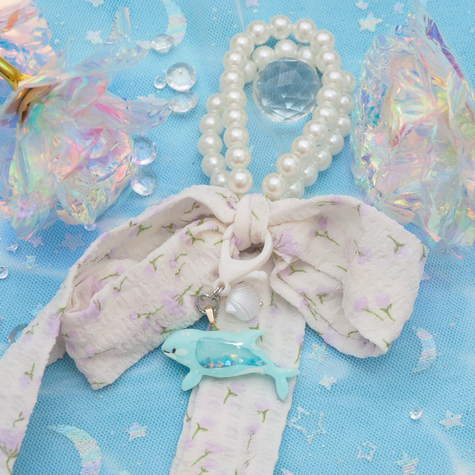 Baby Orca Charm (Pearly Hairties)