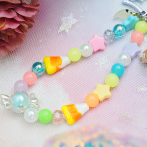 Candy Loop Green Reaper Ghostie Bun Charm