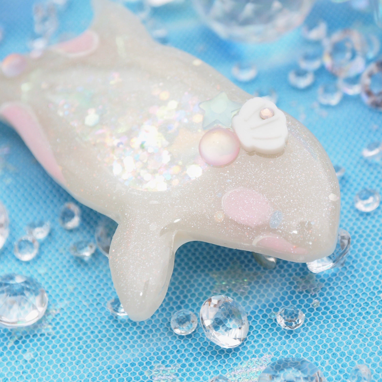 Calcite Orca Clasp