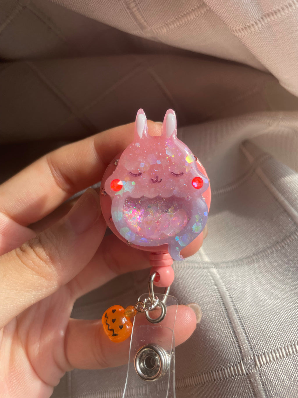 Boo Bun Badge Reel