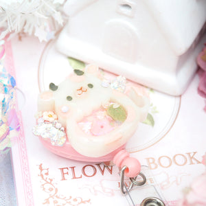 Fairy Cow Heart Badge Reel