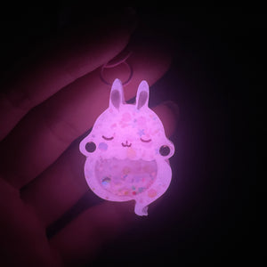 Lychee Gummy Ghost Bun Charm