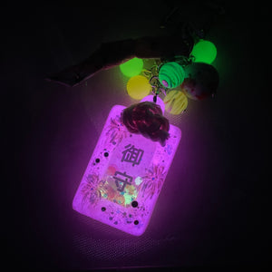 Pink Hanabi Omamori Charm