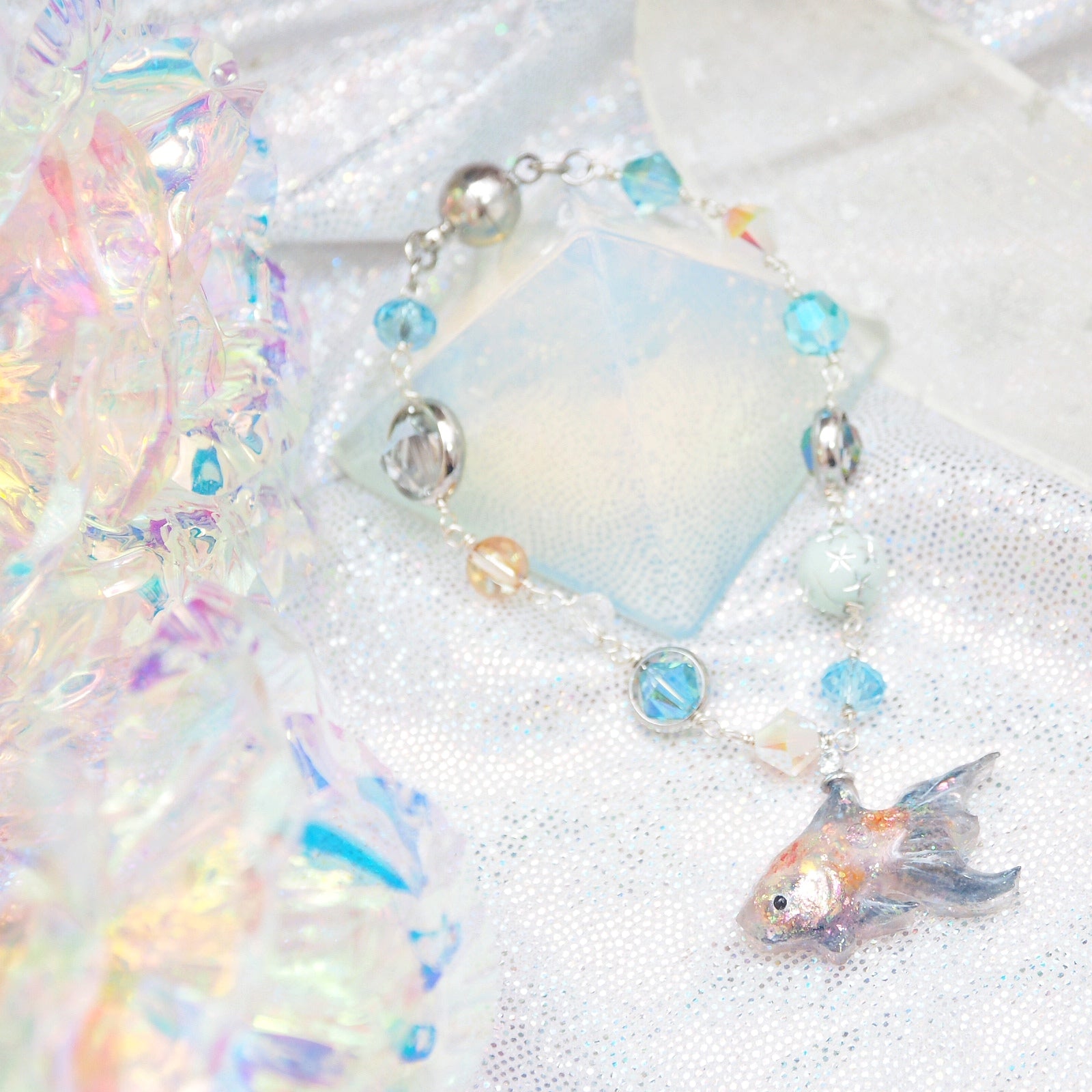 Nori Goldfish Crystal Bracelet