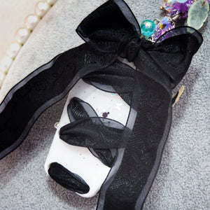 Fly Me To the Moon Laced Coffin Charm
