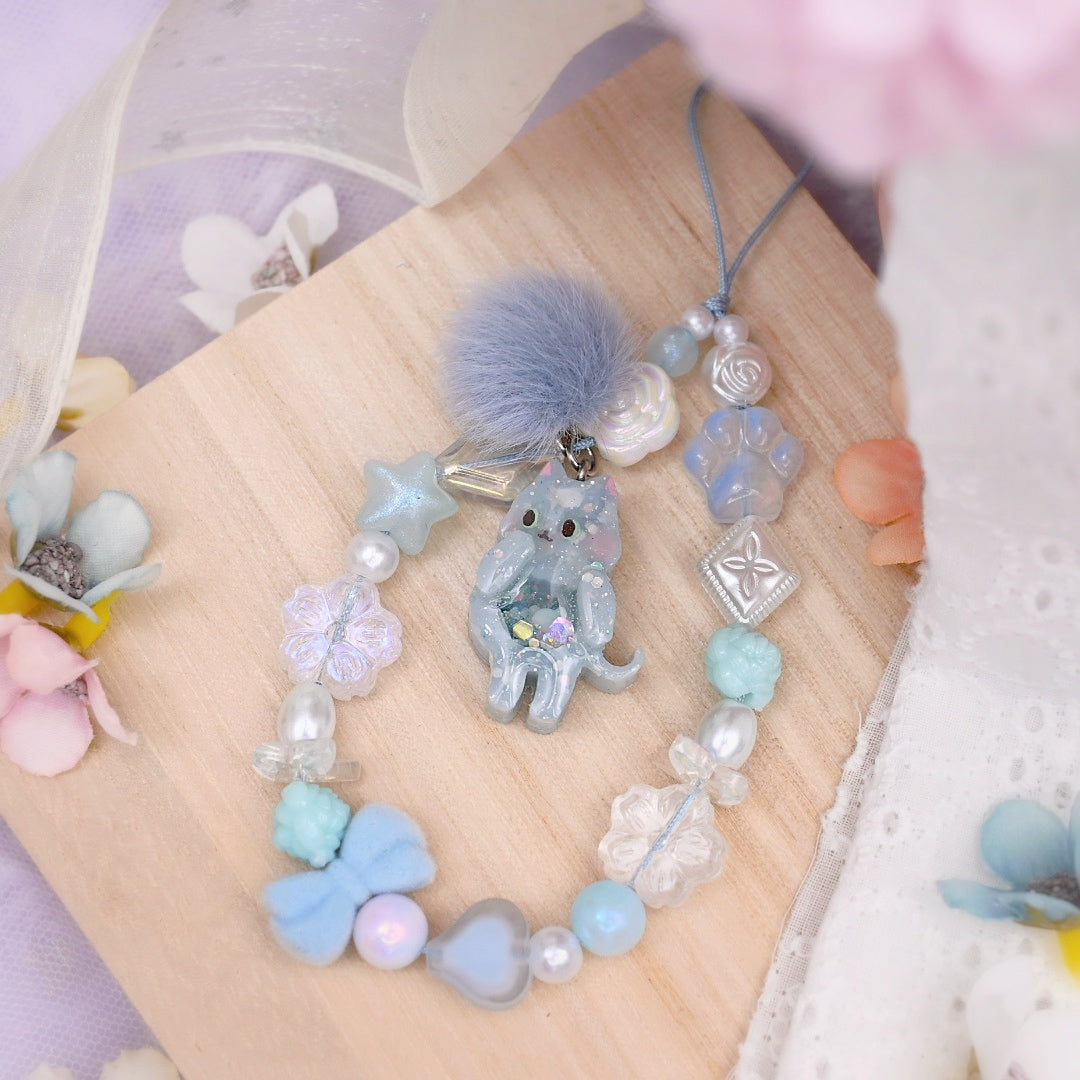 Short Straps - Milky Frost Russian Blue