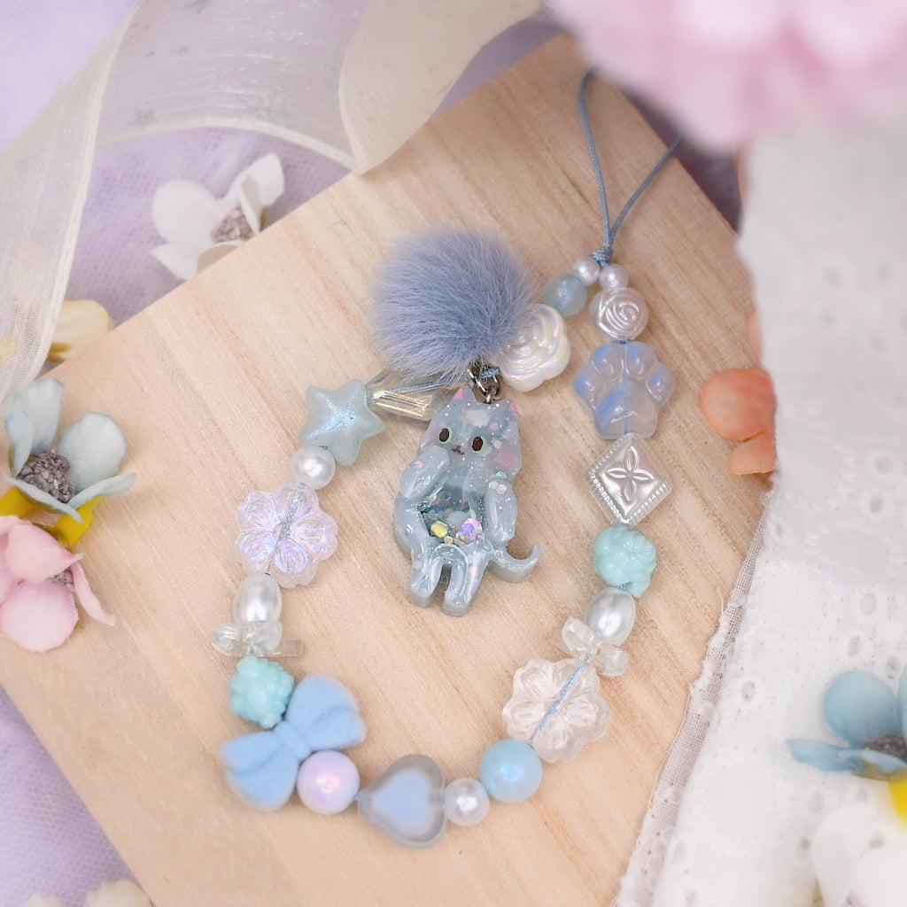 Short Straps - Milky Frost Russian Blue