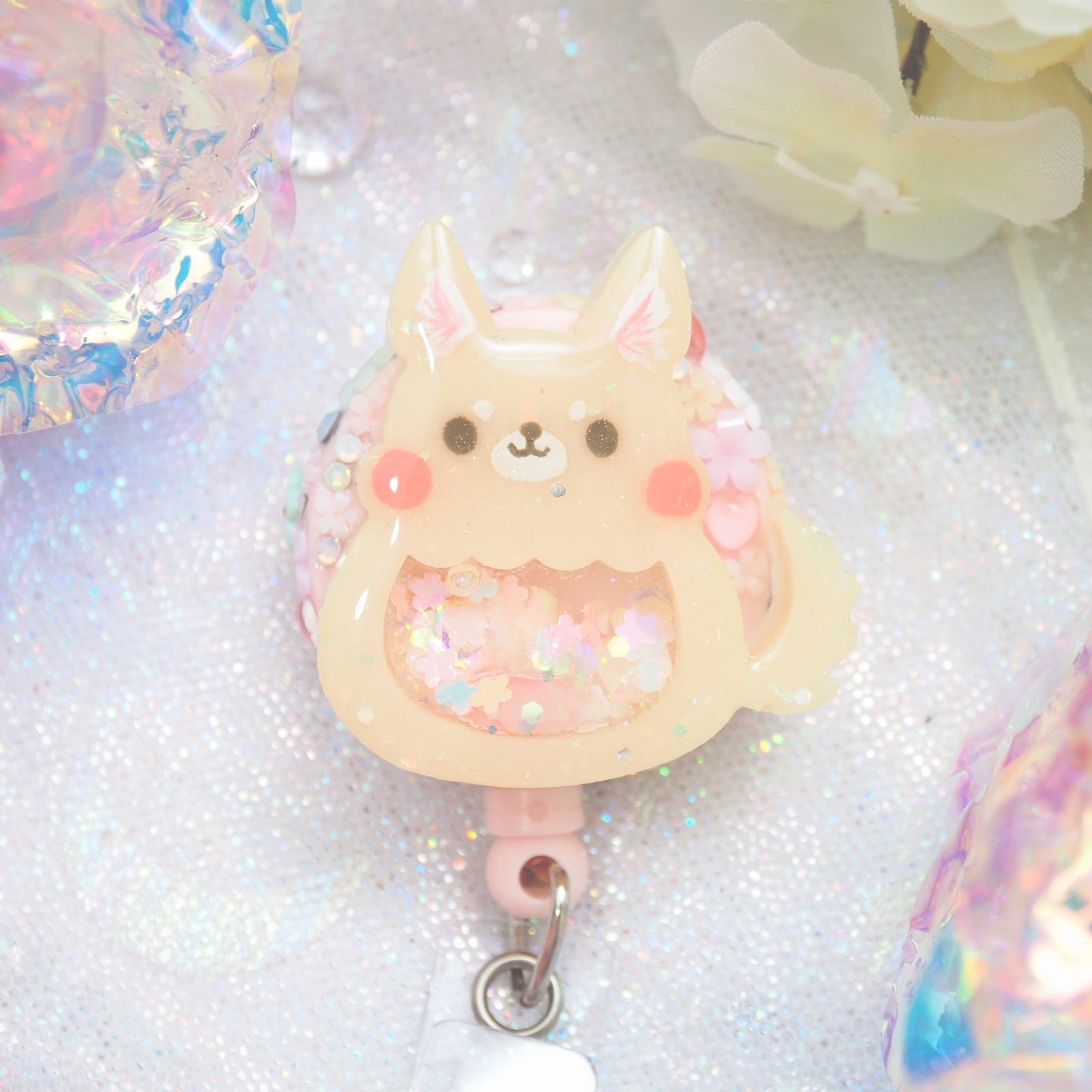 Eternal Garden Sand Fox Badge Reel