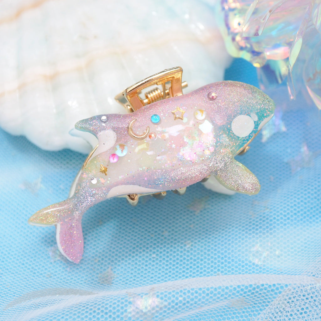 Paua - Baby Orca 4.5cm Hair Claw