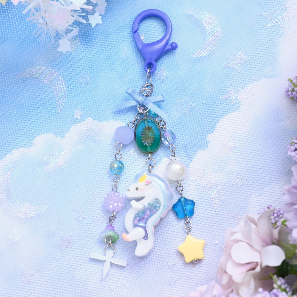 Tiny Nighttime Dragon Charm