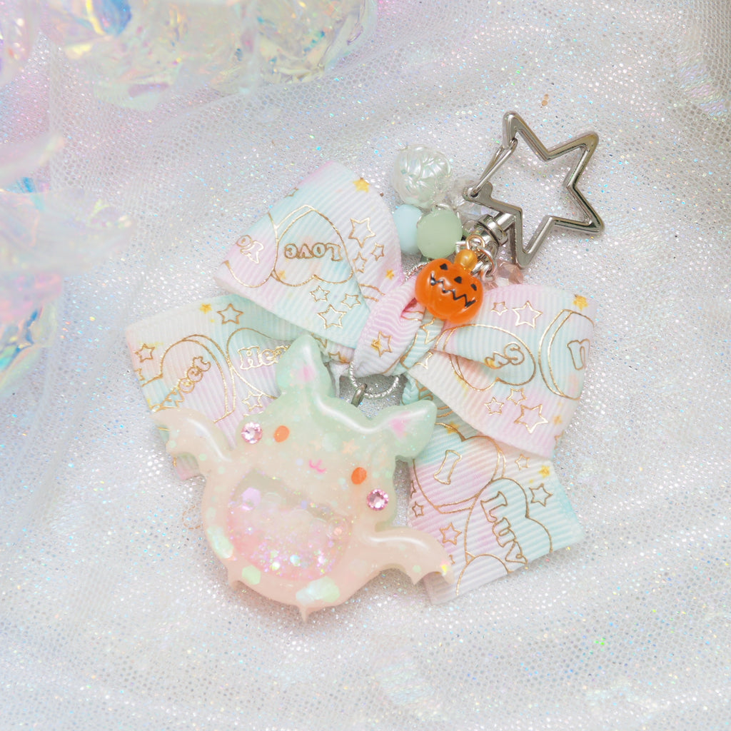 Silver Melona Froot Bat Charm