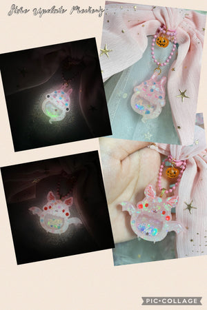 Spooky BBs Pink Hairbow Clasp