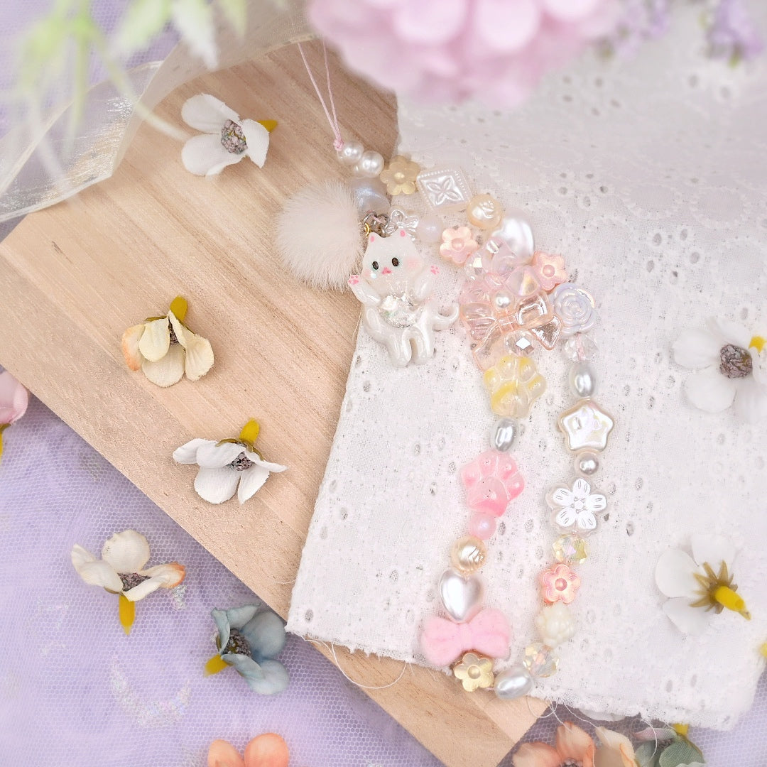 Long Straps - Pearl Sugar White