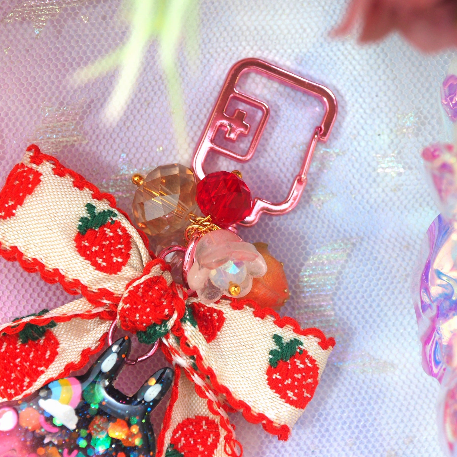 Candy Dipped Ghostie Bun Charm