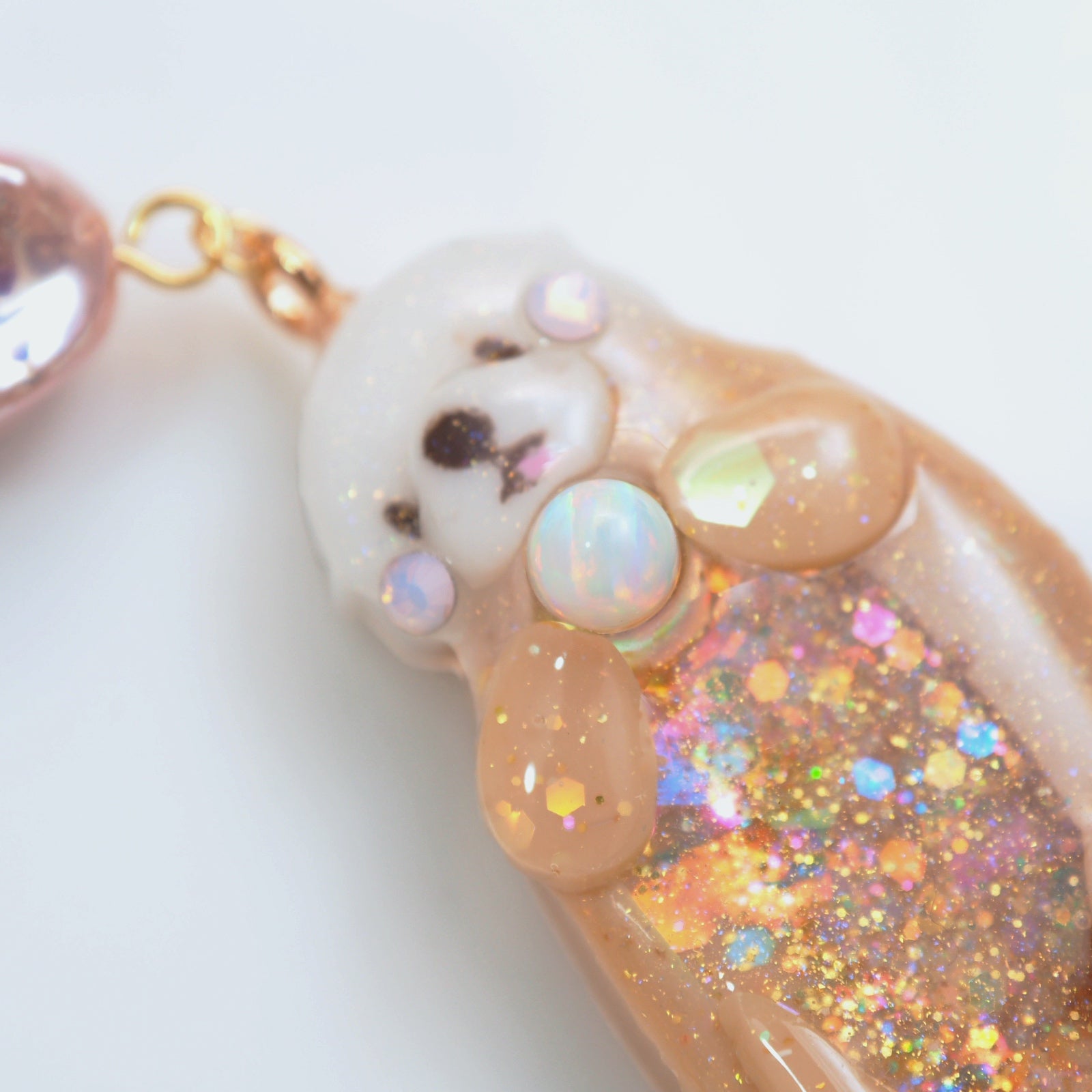 Fire Opal Otter Bracelet