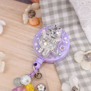 Badge Reel  - Cheering for you Grey Cat