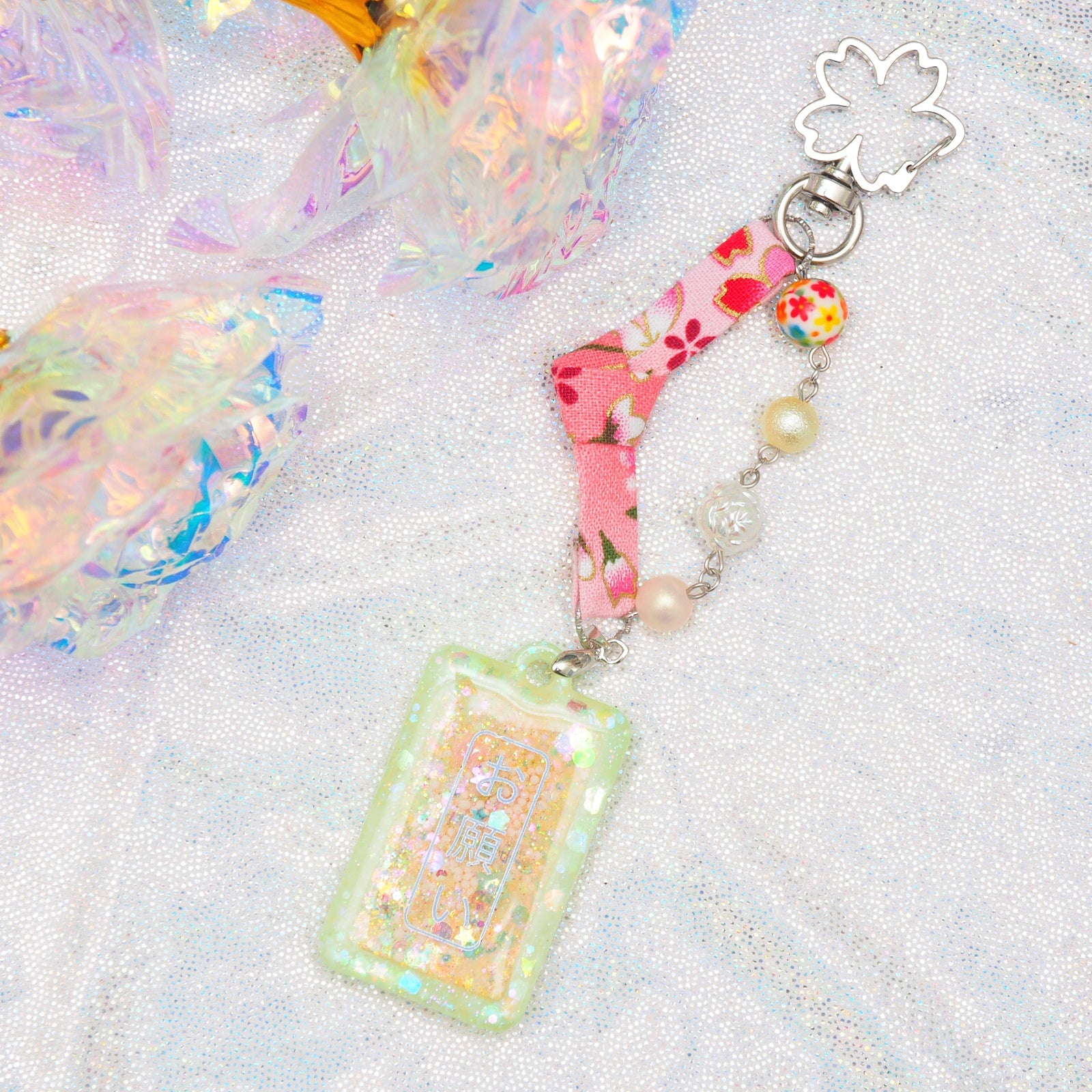 Green Tanzaku Charm