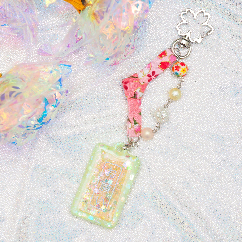 Green Tanzaku Charm