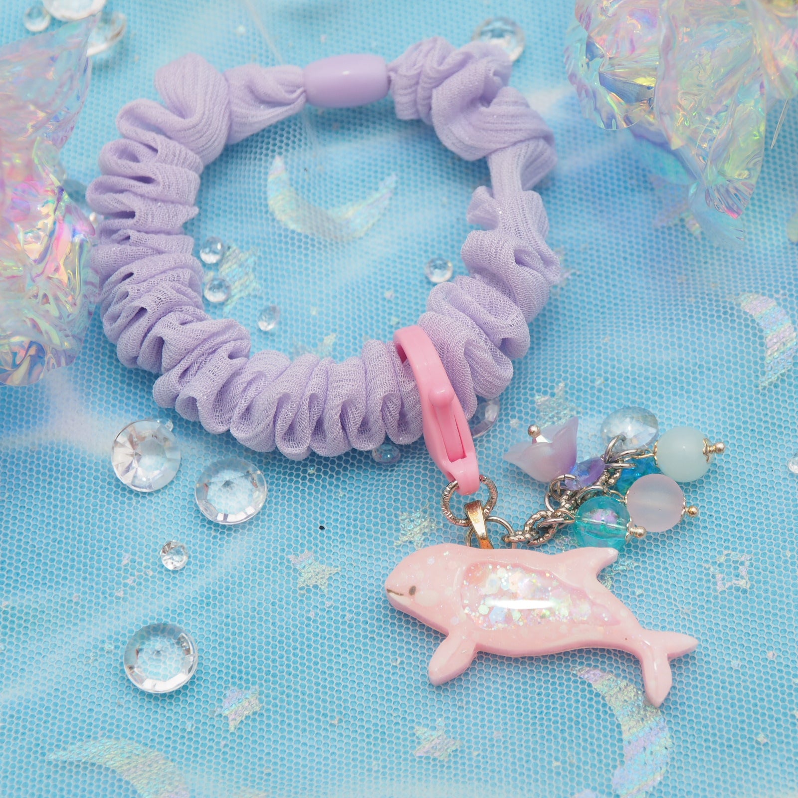 Baby Orca Charm (Pastel Hairties)