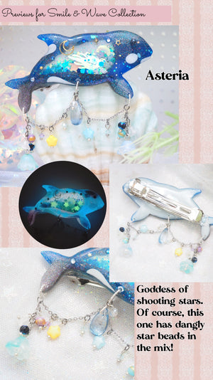 Asteria - 7cm Orca Clasp