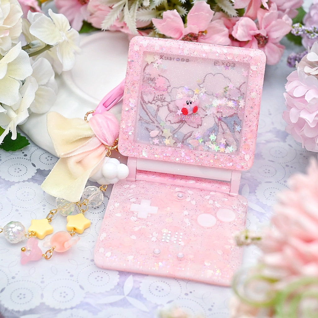 (Instock) Kirby in Sakura Land Game Charm A