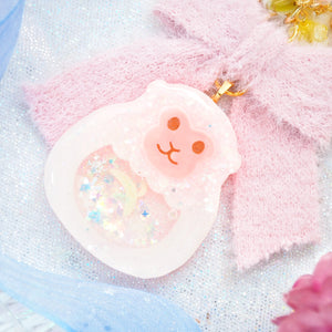 Pink Snow Monkey Charm