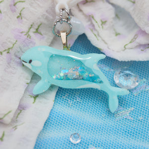 Baby Orca Charm (Pearly Hairties)