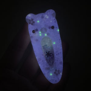 Opal Purple Rila (7cm hairclip)