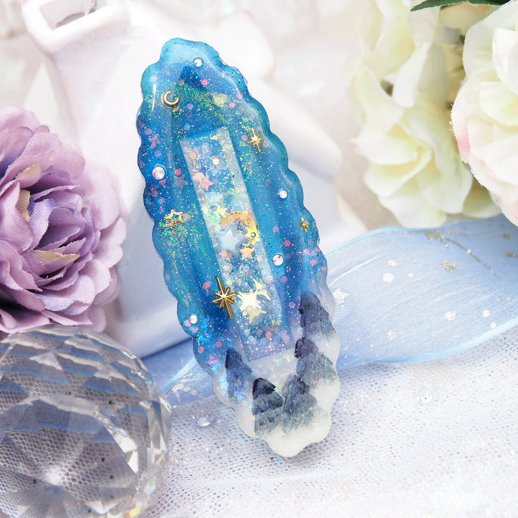Deluxe Aurora Clip E (7cm hairclip)
