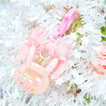Tiny Game Bunny Charm (Pink)