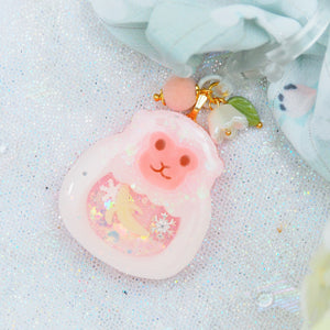 Pink Snow Monkey with Hairtie