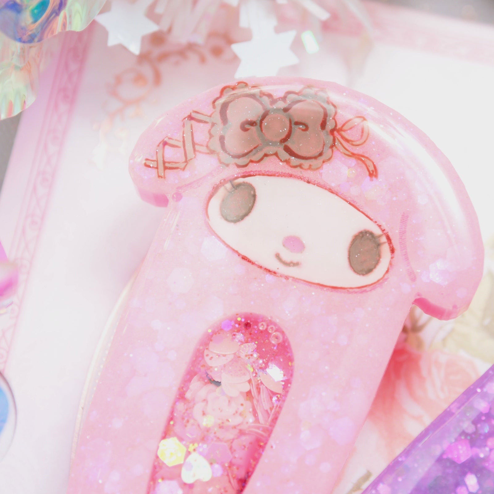 Mayonaka KuroMero Set (7cm hairclip)