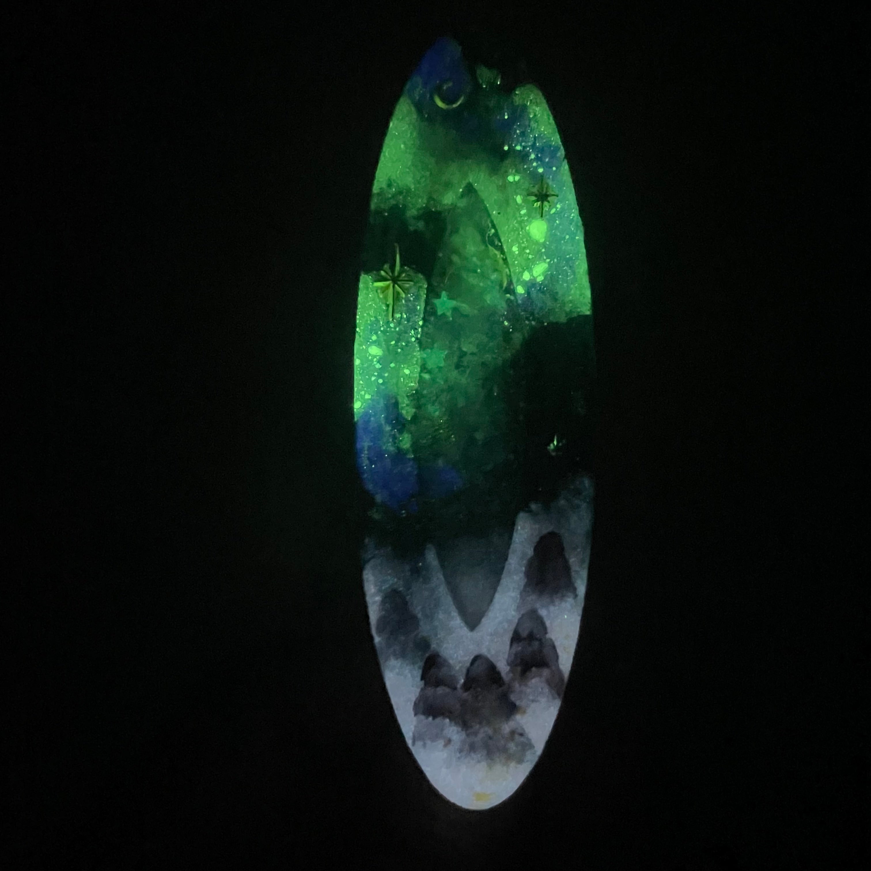 Deluxe Aurora Clip D (7cm hairclip)