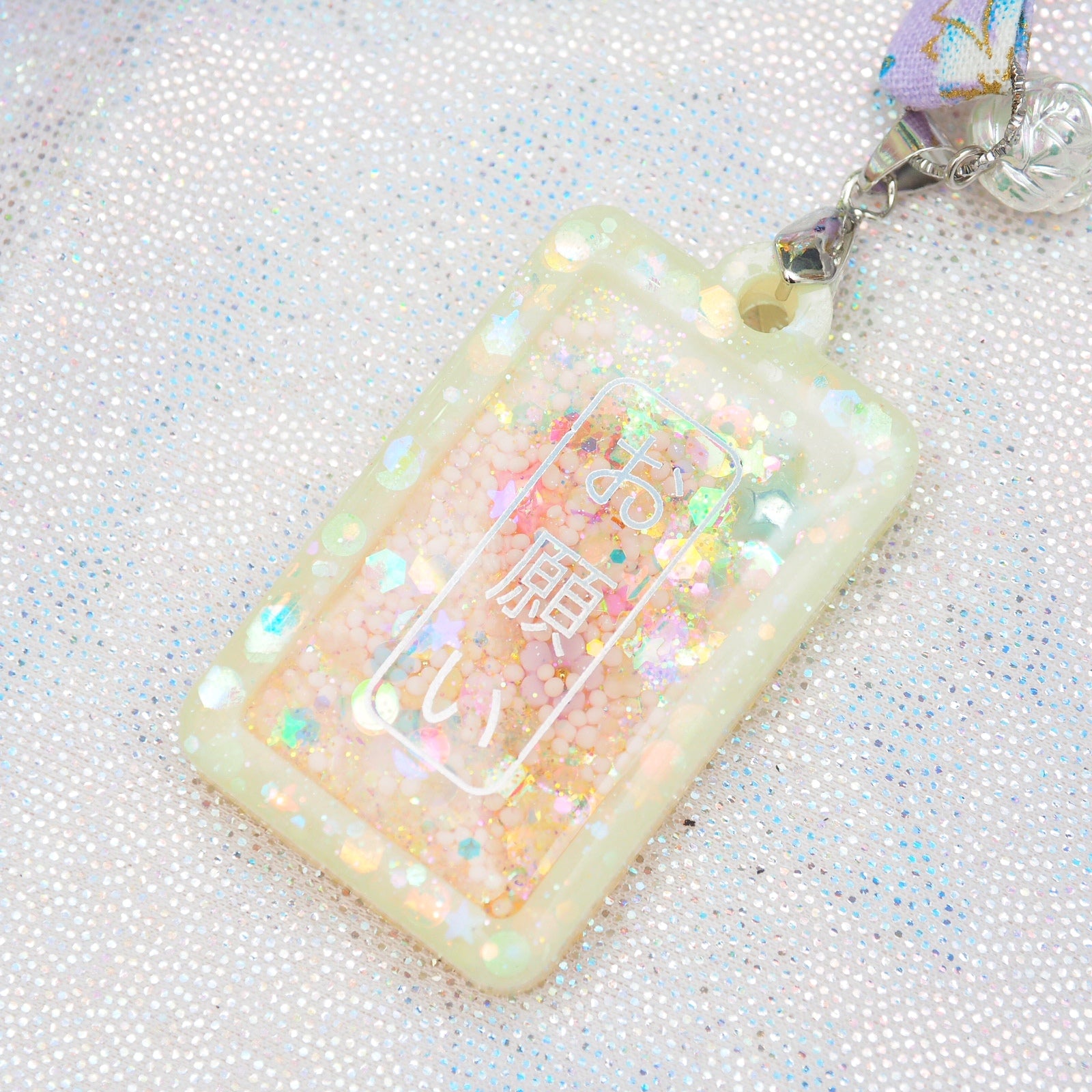 Yellow Tanzaku Charm