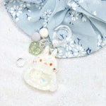 Snowshoe Bun Charm with Hairtie