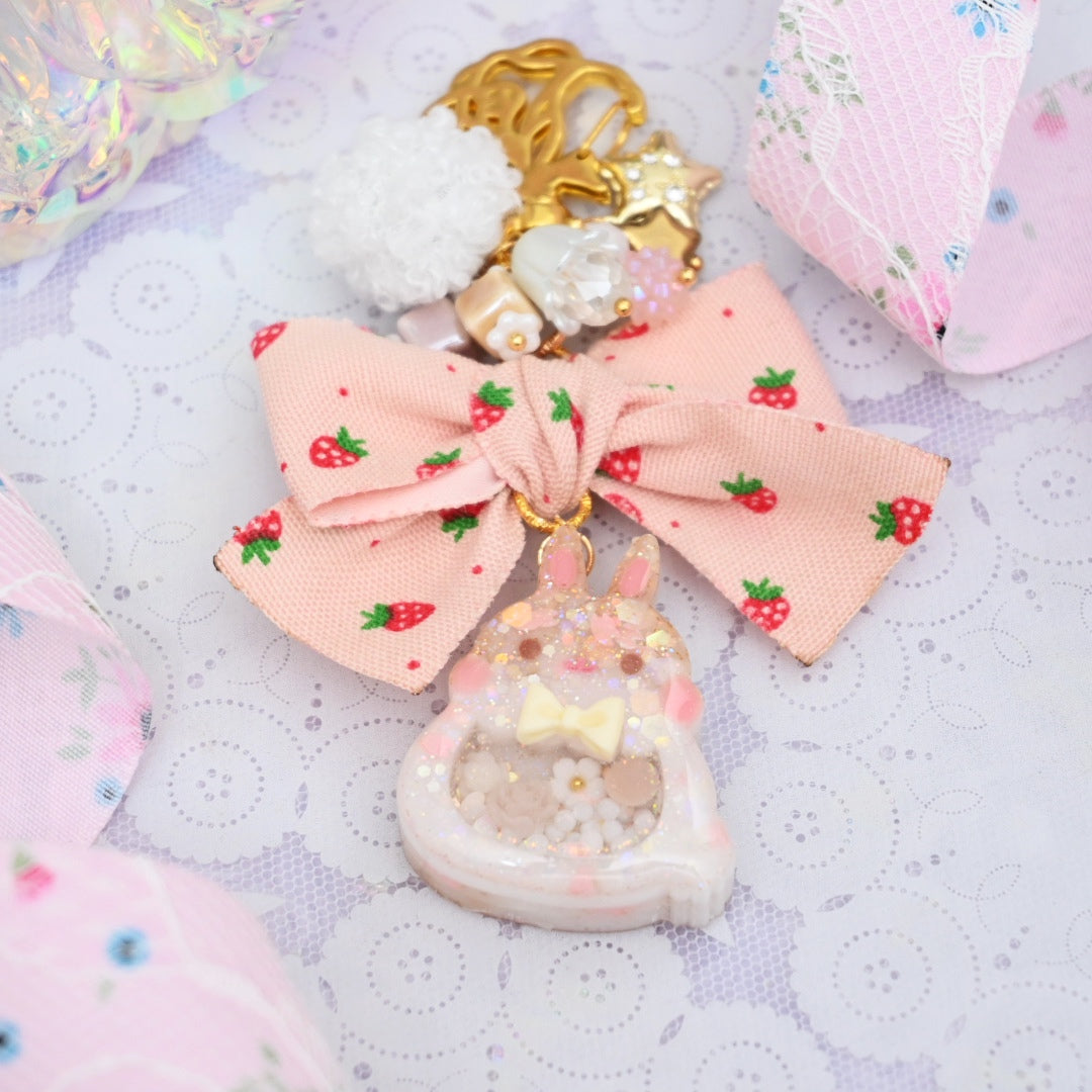 Tea Time Bunny Charm