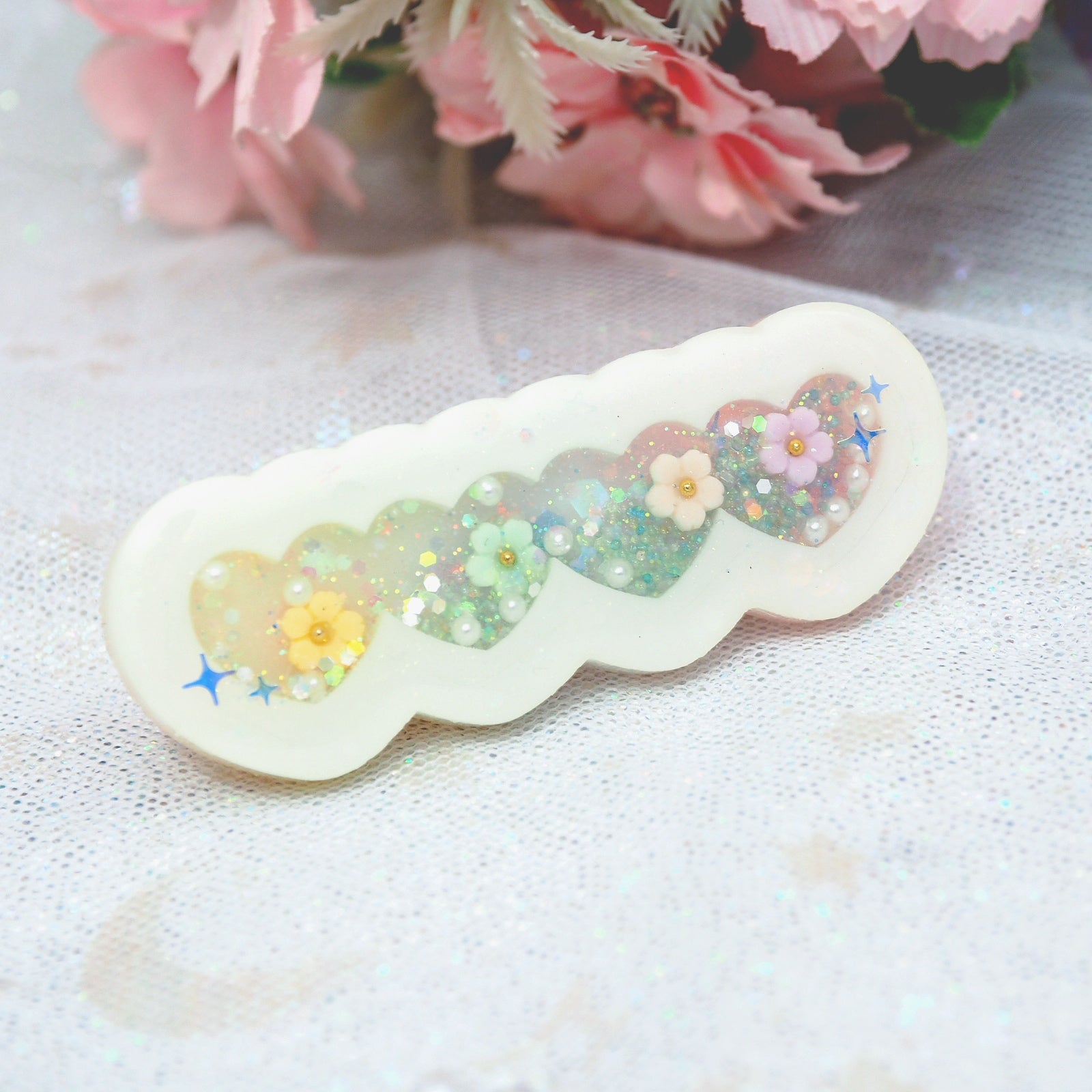 Rainbow Crescendo Hairclip