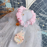 Peach Ghostie Bun Hairtie