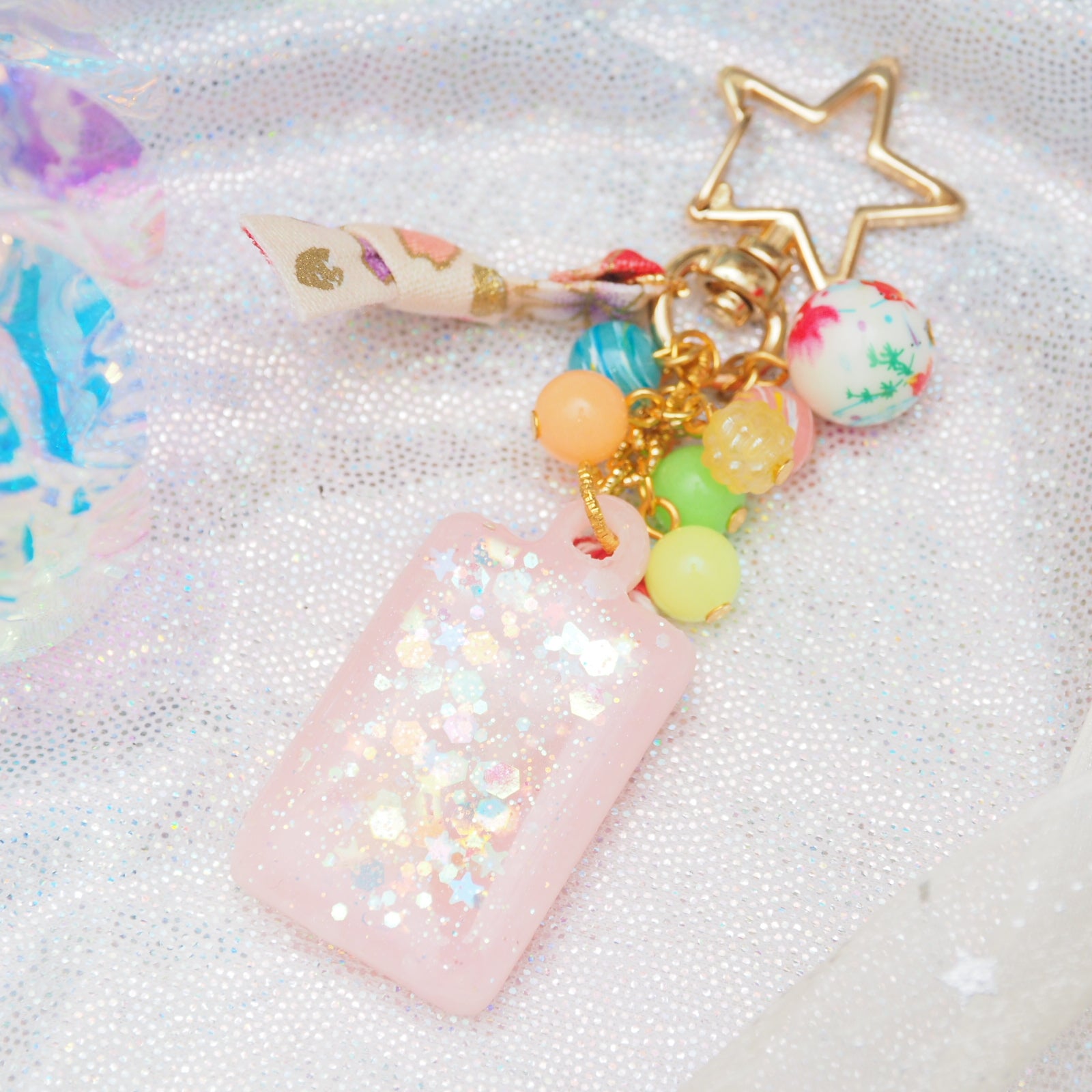 Pink Hanabi Omamori Charm