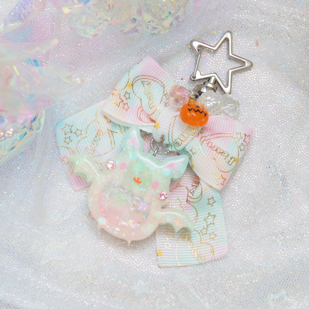 Silver Melon Froot Bat Charm