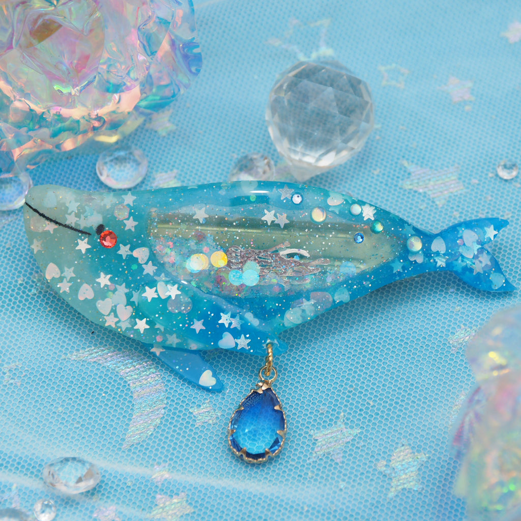 Bioluminescence Whale Clasp
