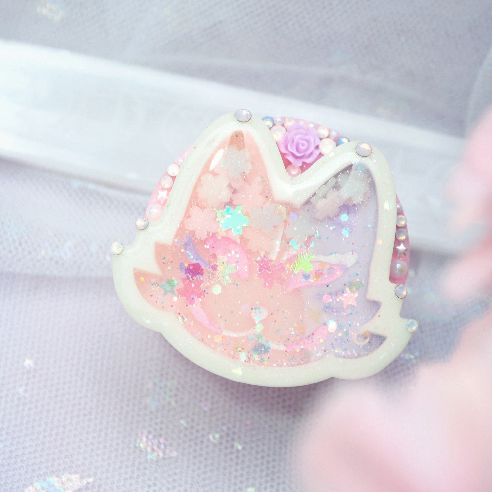 Pink & Lilac Kitsune Grip