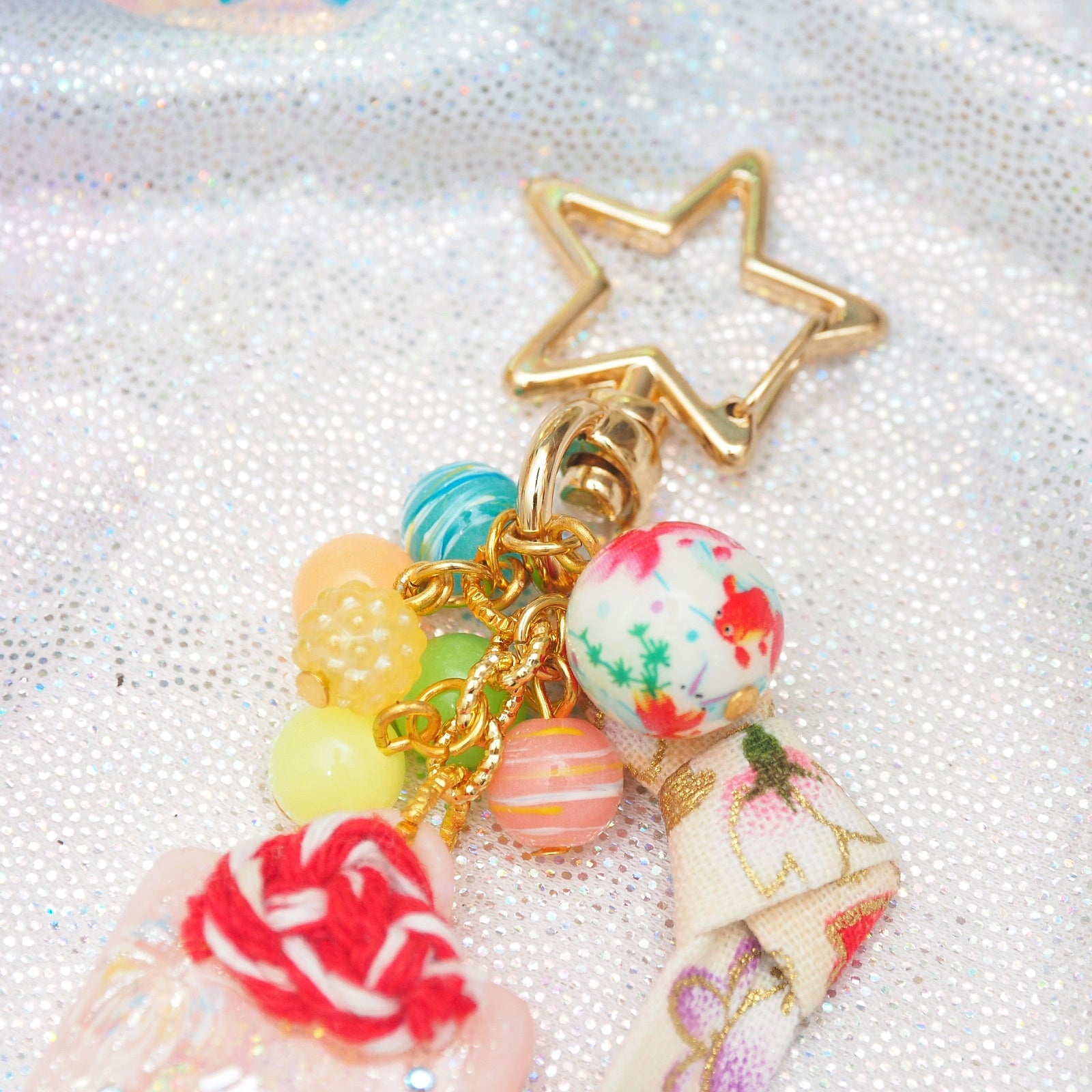 Pink Hanabi Omamori Charm
