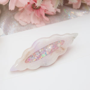 Shell Marble hairclip