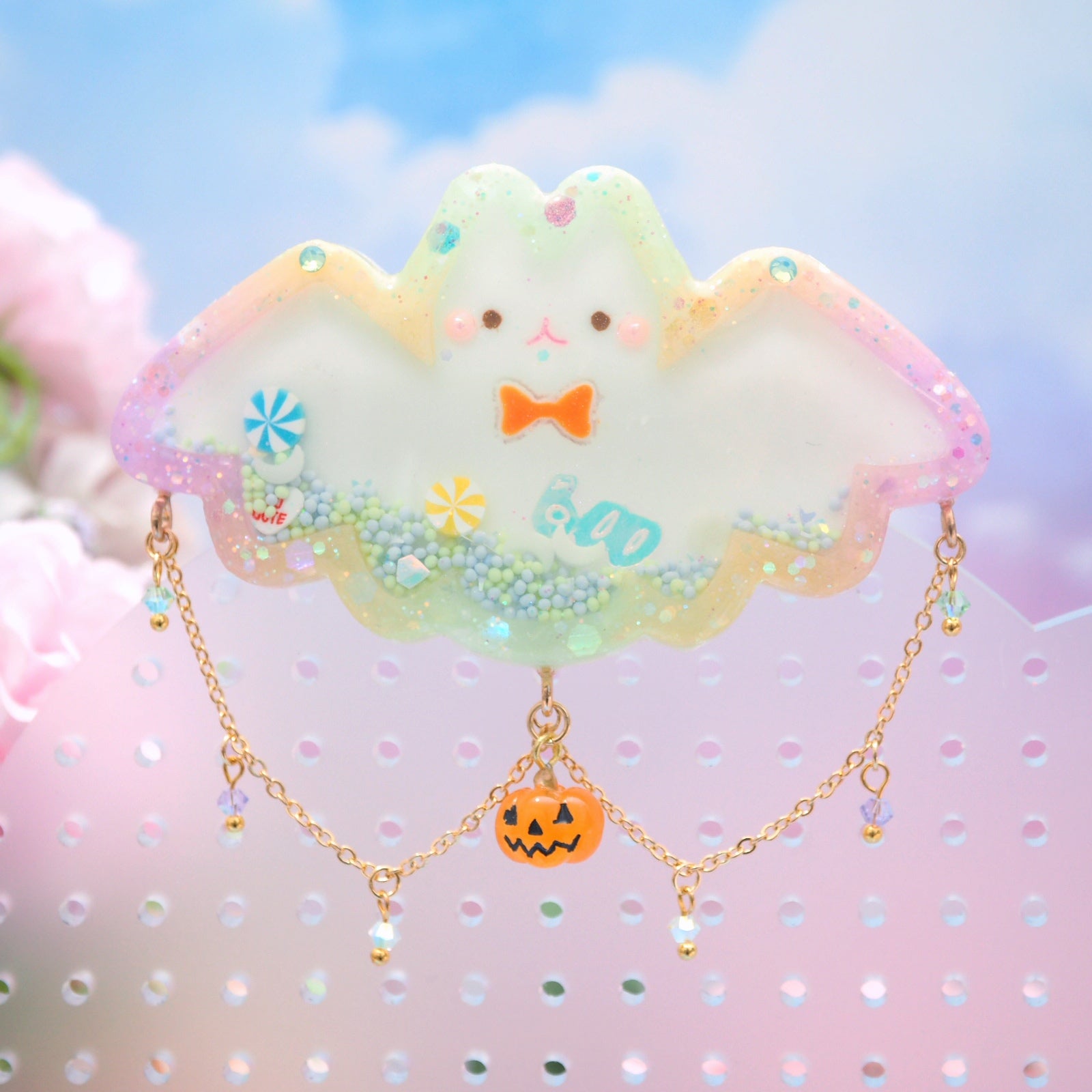 Spookie Sour Patch Bat Clasp