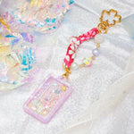 Purple-Gold Tanzaku Charm