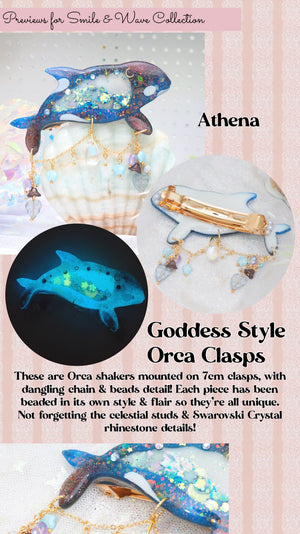 Athena - 7cm Orca Clasp